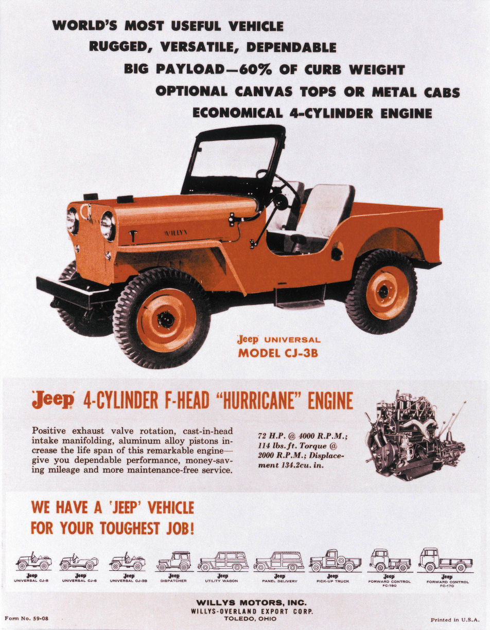 1959 Jeep Auto Advertising